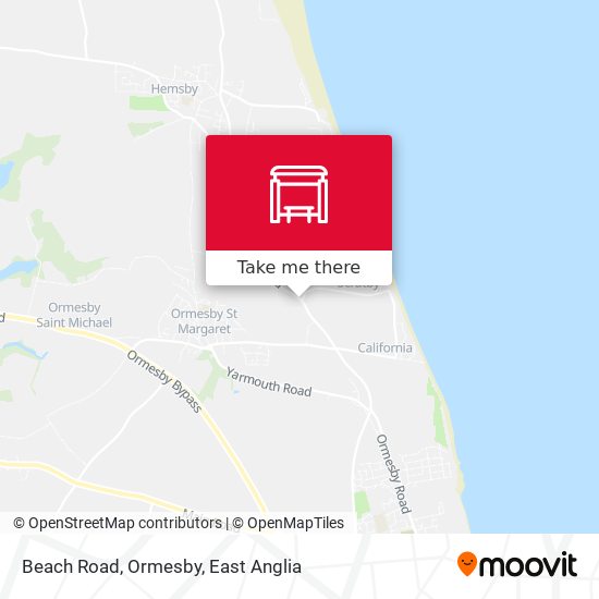 Beach Road, Ormesby map