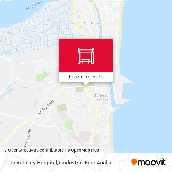 The Vetinary Hospital, Gorleston map