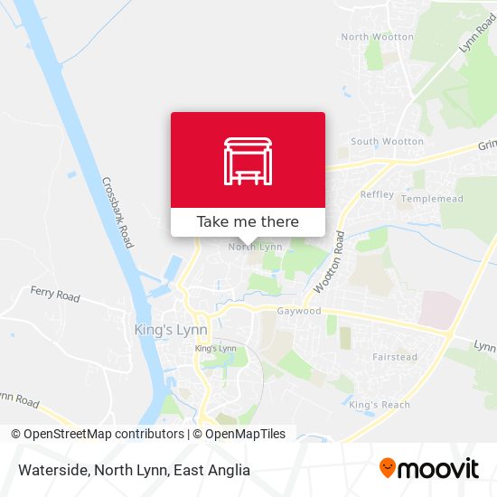 Waterside, North Lynn map