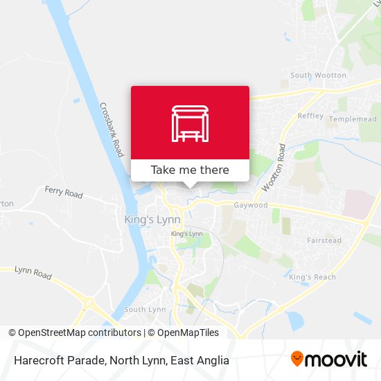 Harecroft Parade, North Lynn map