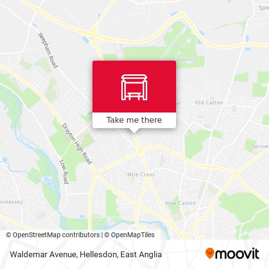 Waldemar Avenue, Hellesdon map