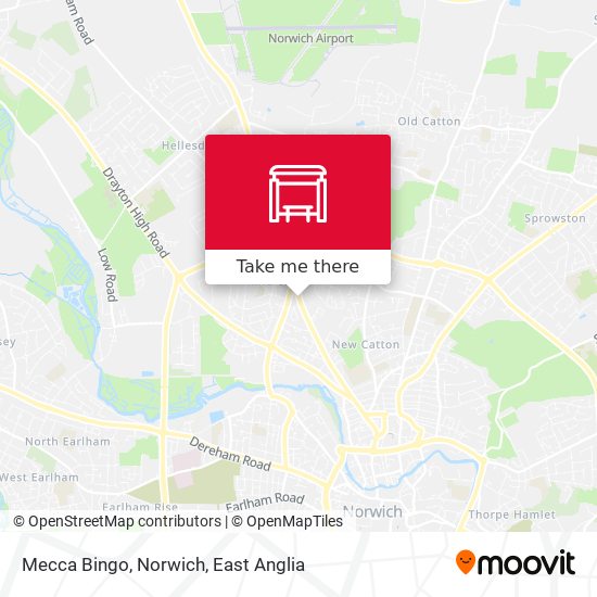 Mecca Bingo, Norwich map