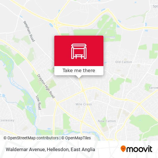 Waldemar Avenue, Hellesdon map