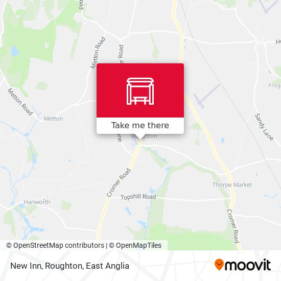 New Inn, Roughton map