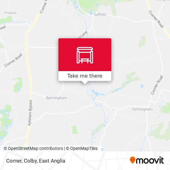 Corner, Colby map