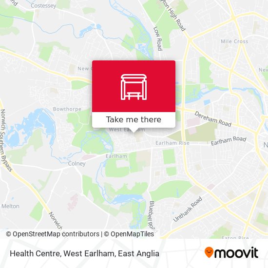 Health Centre, West Earlham map