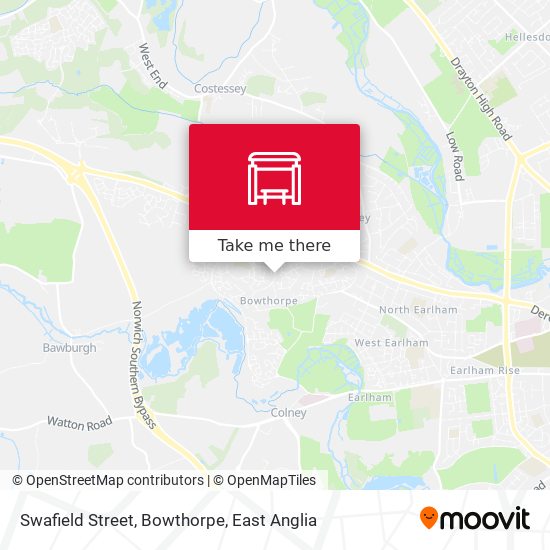 Swafield Street, Bowthorpe map