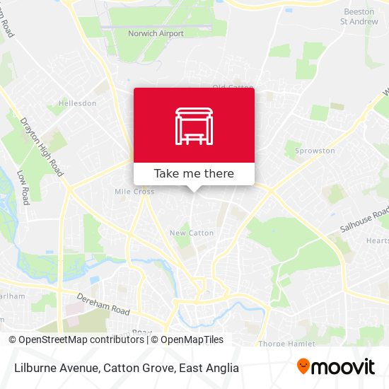 Lilburne Avenue, Catton Grove map