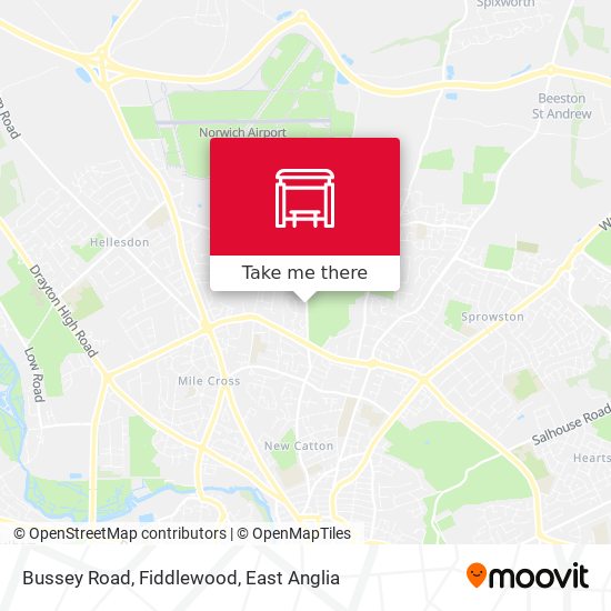 Bussey Road, Fiddlewood map