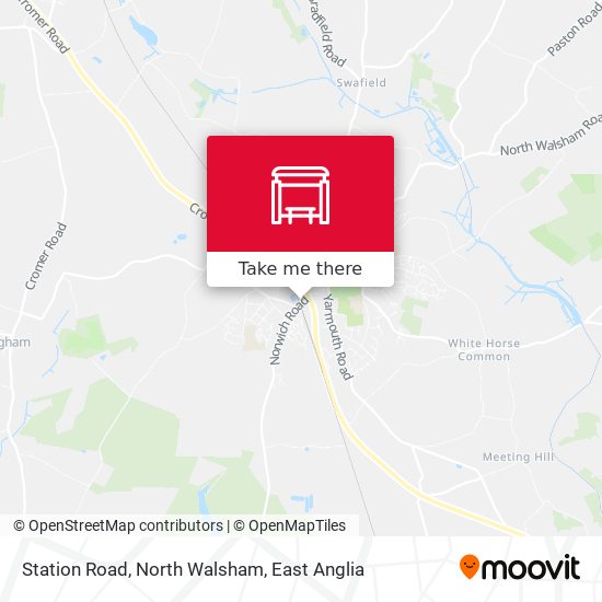Station Road, North Walsham map