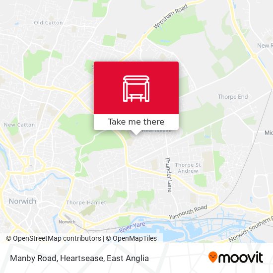 Manby Road, Heartsease map