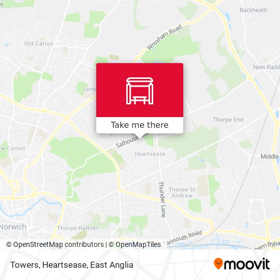 Towers, Heartsease map