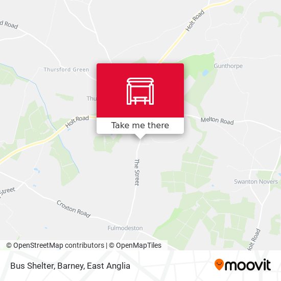 Bus Shelter, Barney map