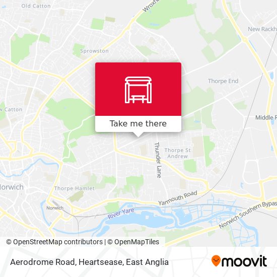 Aerodrome Road, Heartsease map