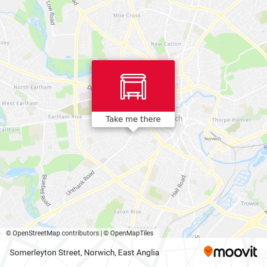 Somerleyton Street, Norwich map