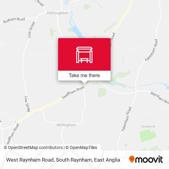 West Raynham Road, South Raynham map