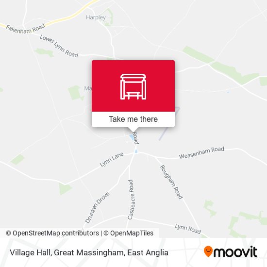 Village Hall, Great Massingham map