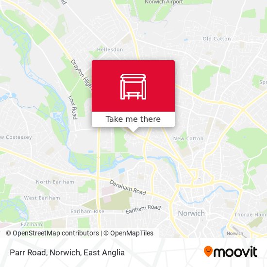 Parr Road, Norwich map