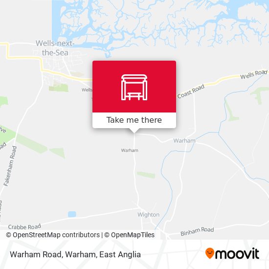 Warham Road, Warham map