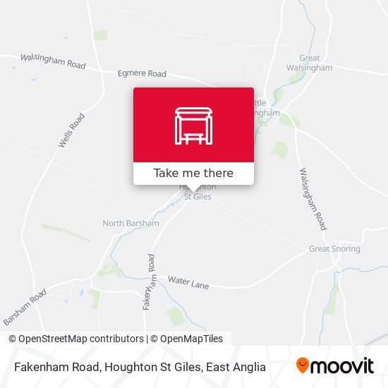 Fakenham Road, Houghton St Giles map