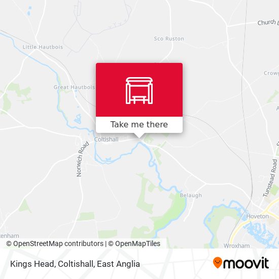 Kings Head, Coltishall map