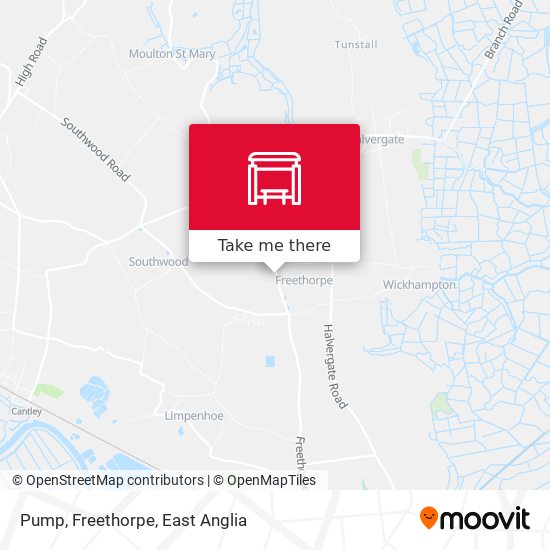 Pump, Freethorpe map
