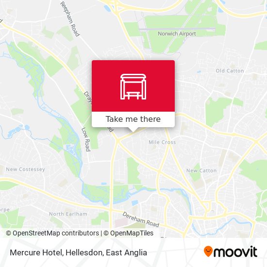 Mercure Hotel, Hellesdon map