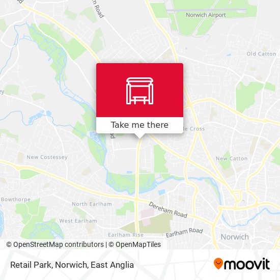 Retail Park, Norwich map