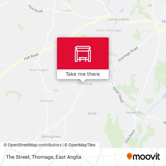 The Street, Thornage map