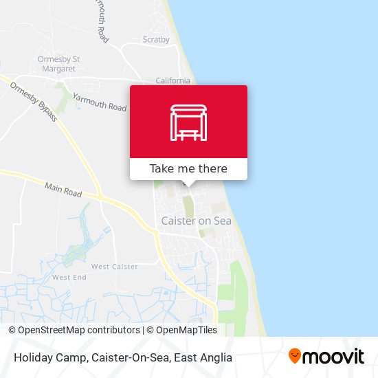 Holiday Camp, Caister-On-Sea map