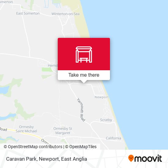 Caravan Park, Newport map