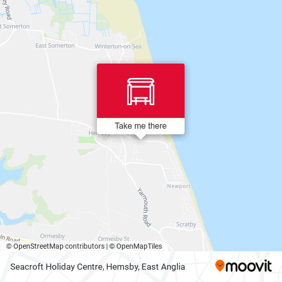 Seacroft Holiday Centre, Hemsby map