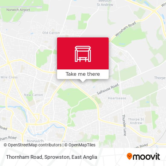 Thornham Road, Sprowston map