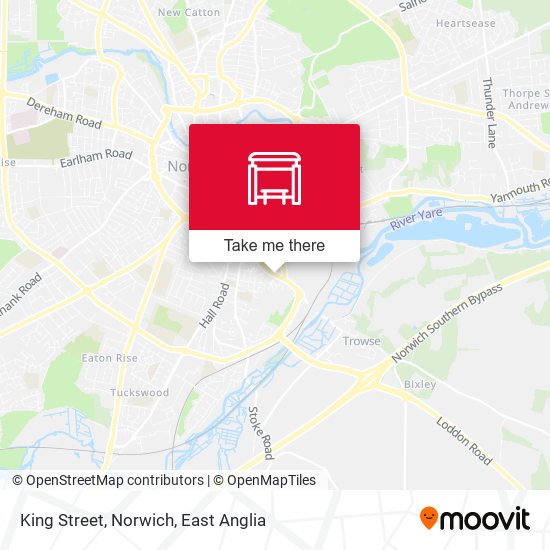 King Street, Norwich map
