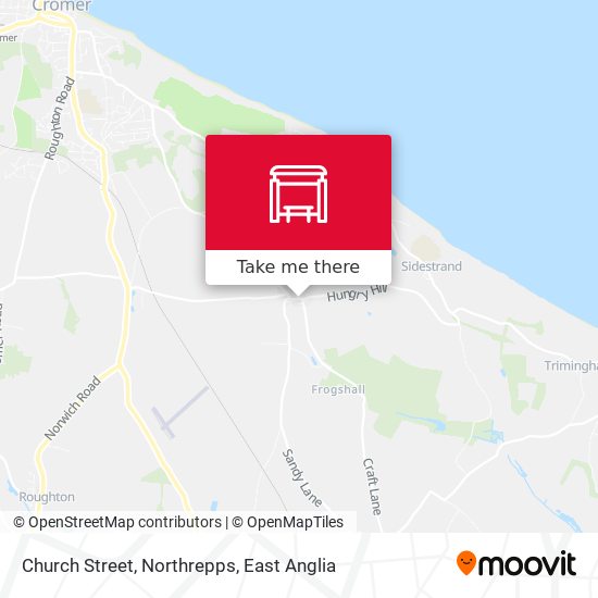 Church Street, Northrepps map