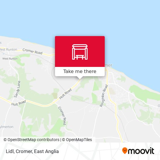 Lidl, Cromer map