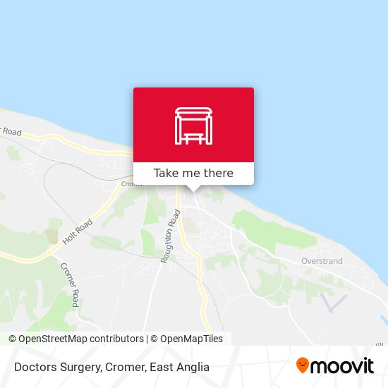 Doctors Surgery, Cromer map