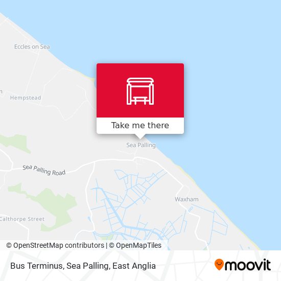 Bus Terminus, Sea Palling map