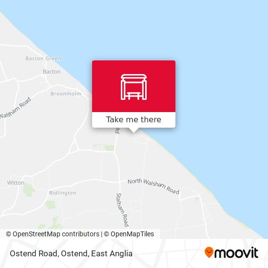 Ostend Road, Ostend map