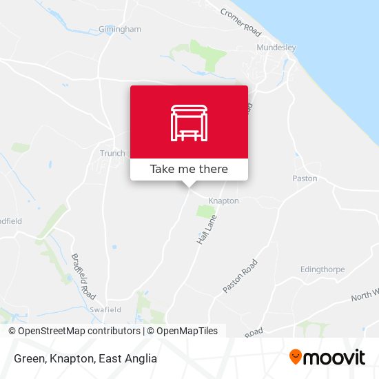 Green, Knapton map
