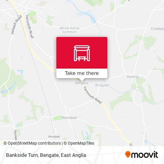 Bankside Turn, Bengate map