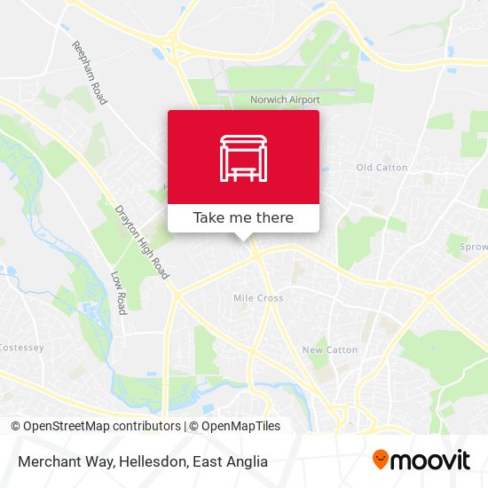 Merchant Way, Hellesdon map