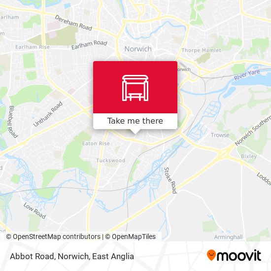 Abbot Road, Norwich map