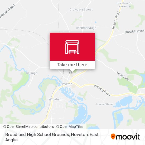 Broadland High School Grounds, Hoveton map