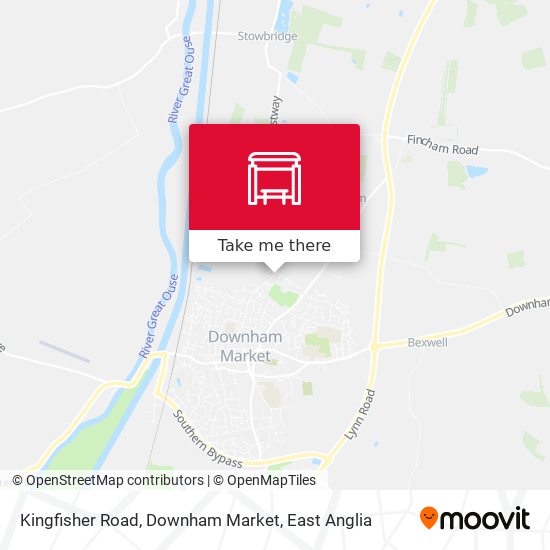 Kingfisher Road, Downham Market map