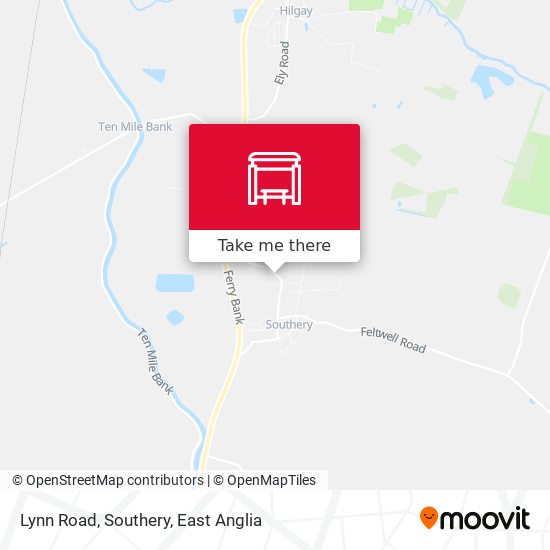 Lynn Road, Southery map