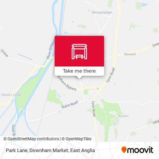 Park Lane, Downham Market map
