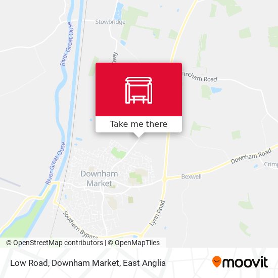 Low Road, Downham Market map