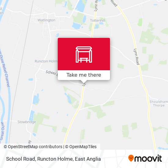 School Road, Runcton Holme map