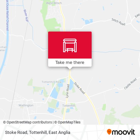Stoke Road, Tottenhill map